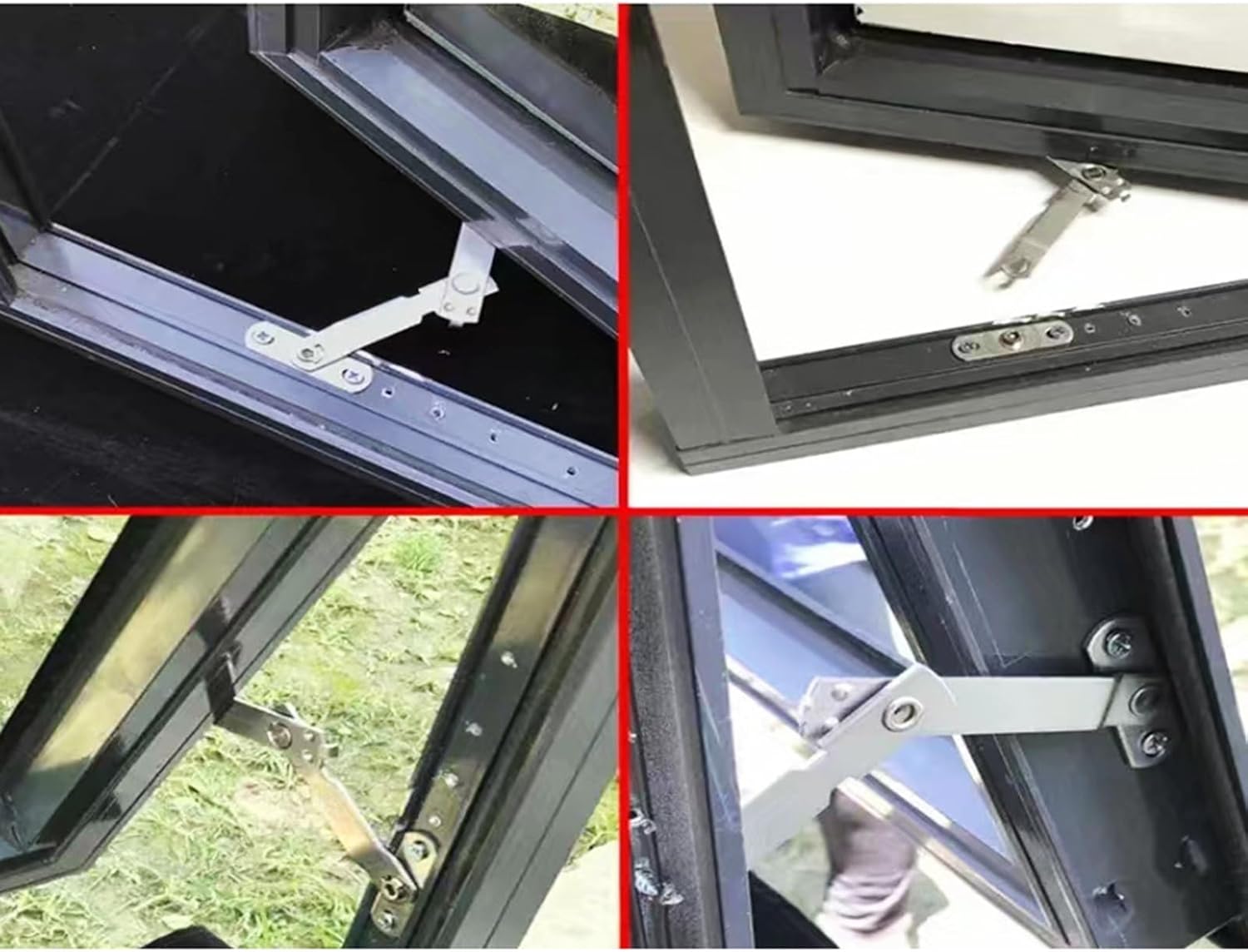 Metal Window Lock Universal Stainless Steel Window Breaker Guard Secure & Simple Setup Protect Your Home