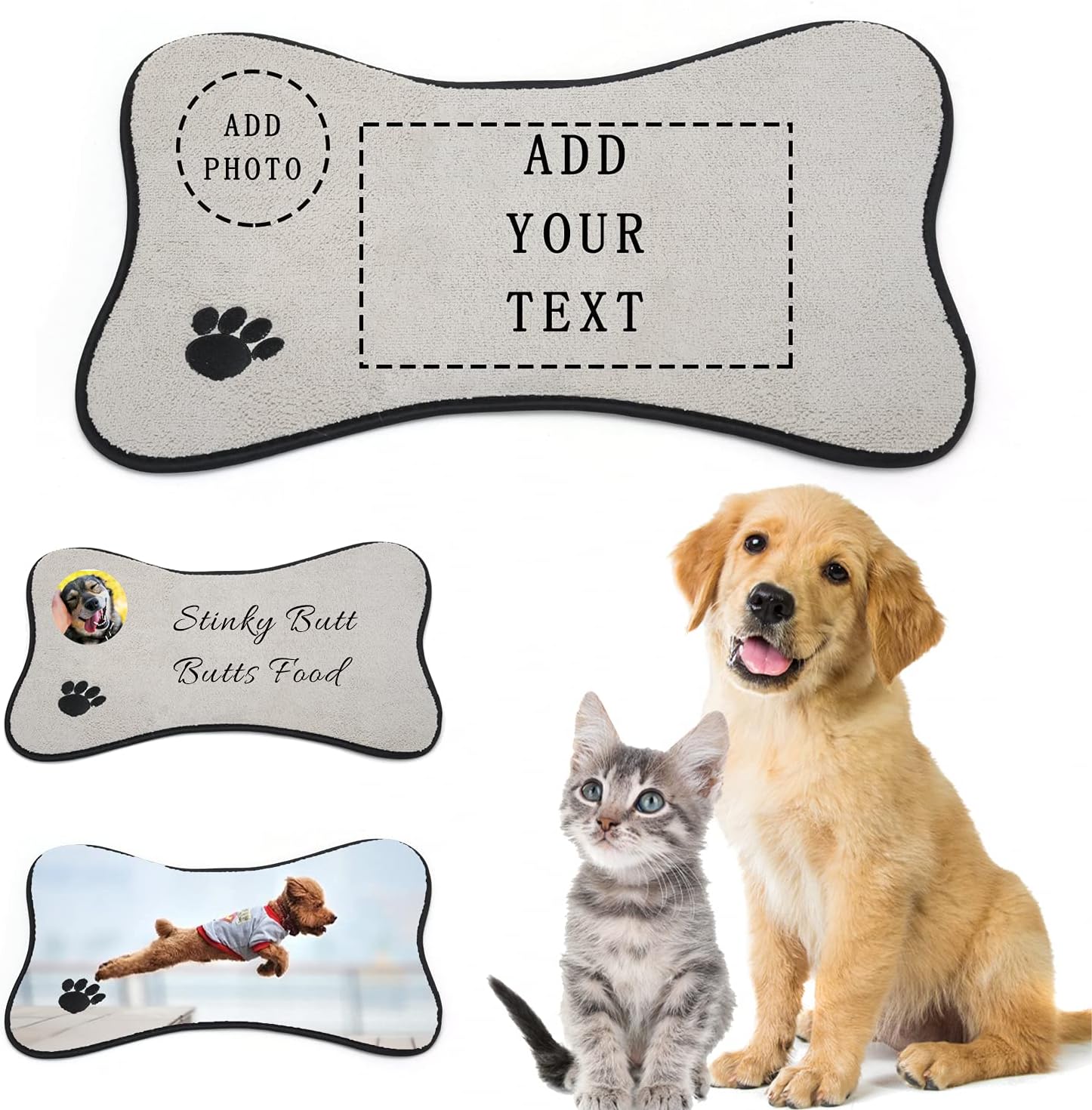 Personalized cat food mat Clearance