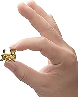 Vista 4 de Yellow Mountain Imports Metal Die-Cast Mexican Train Domino Train Markers - Set of 8