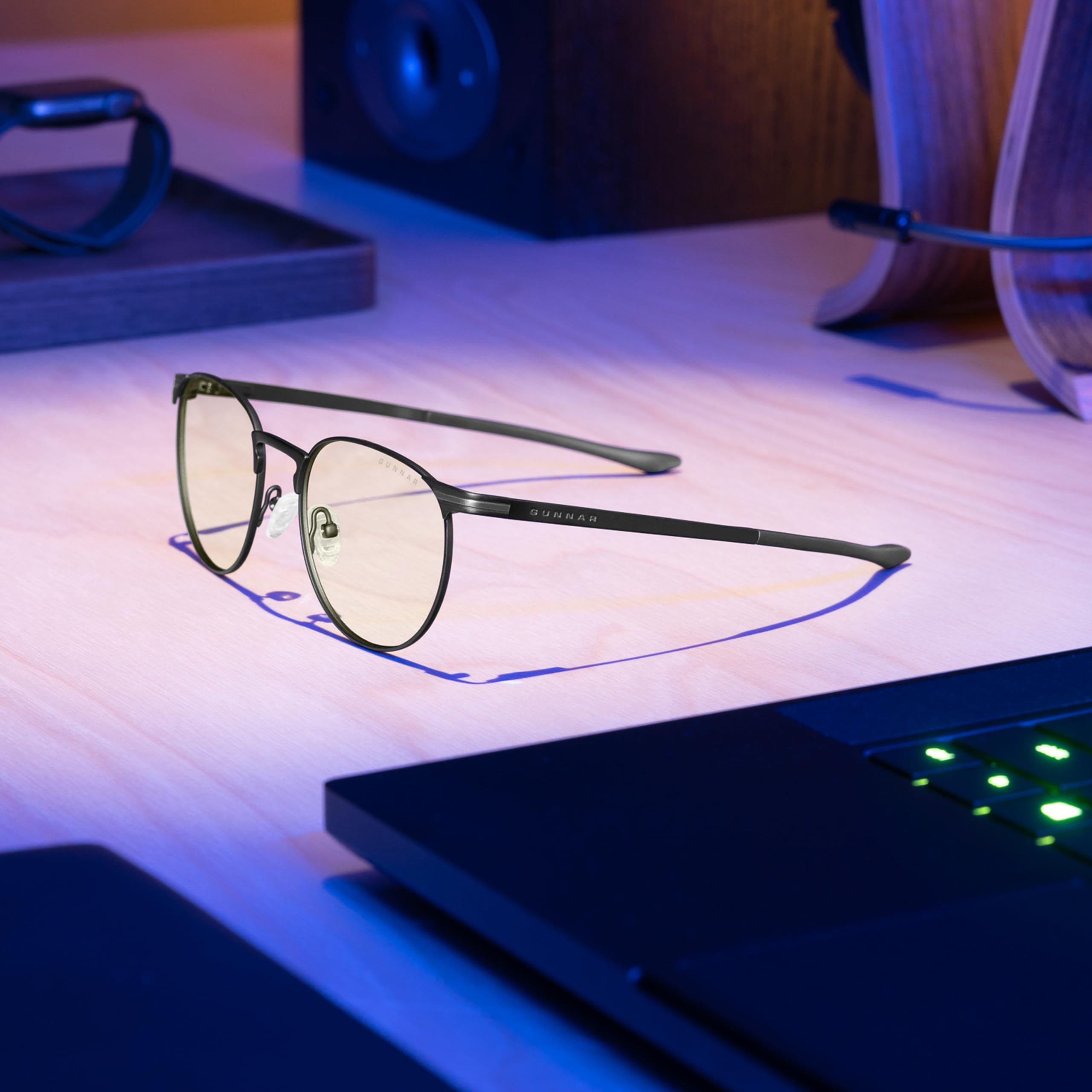 Gunnar Titanium Blaulichtfilter-Brille - Mateo