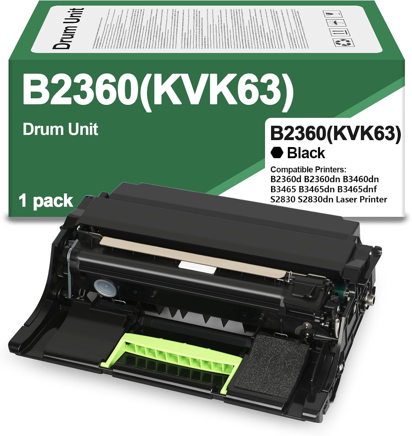 Compatible 55B0ZA0 Drum Unit MS331 Imaging Unit Replacement for Lexmark MS331 MS331dn MS431dn MX331adn MX431adn B3340dw B3442dw MB3442adw XM1342 M1342 MB3442i Printer