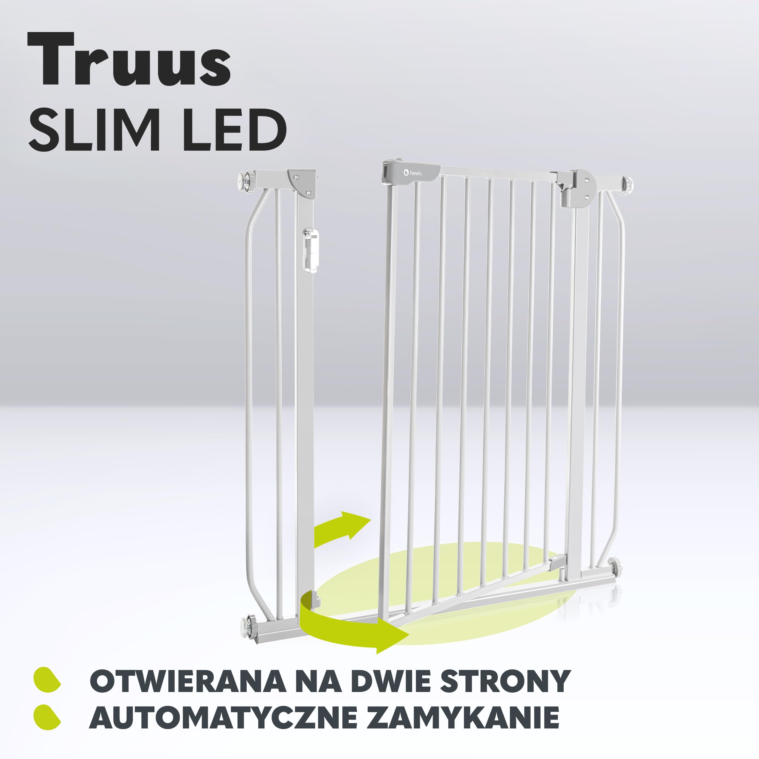 Lionelo Kratka Ochronna Na Drzwi, Szary, 75-105 cm