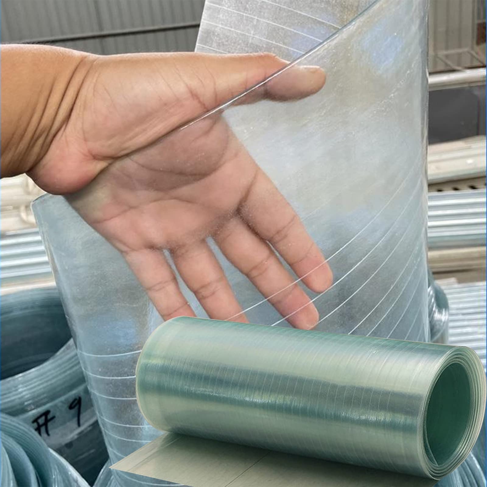 Feuille de polycarbonate transparente pour serre de jardin et pergola extérieure