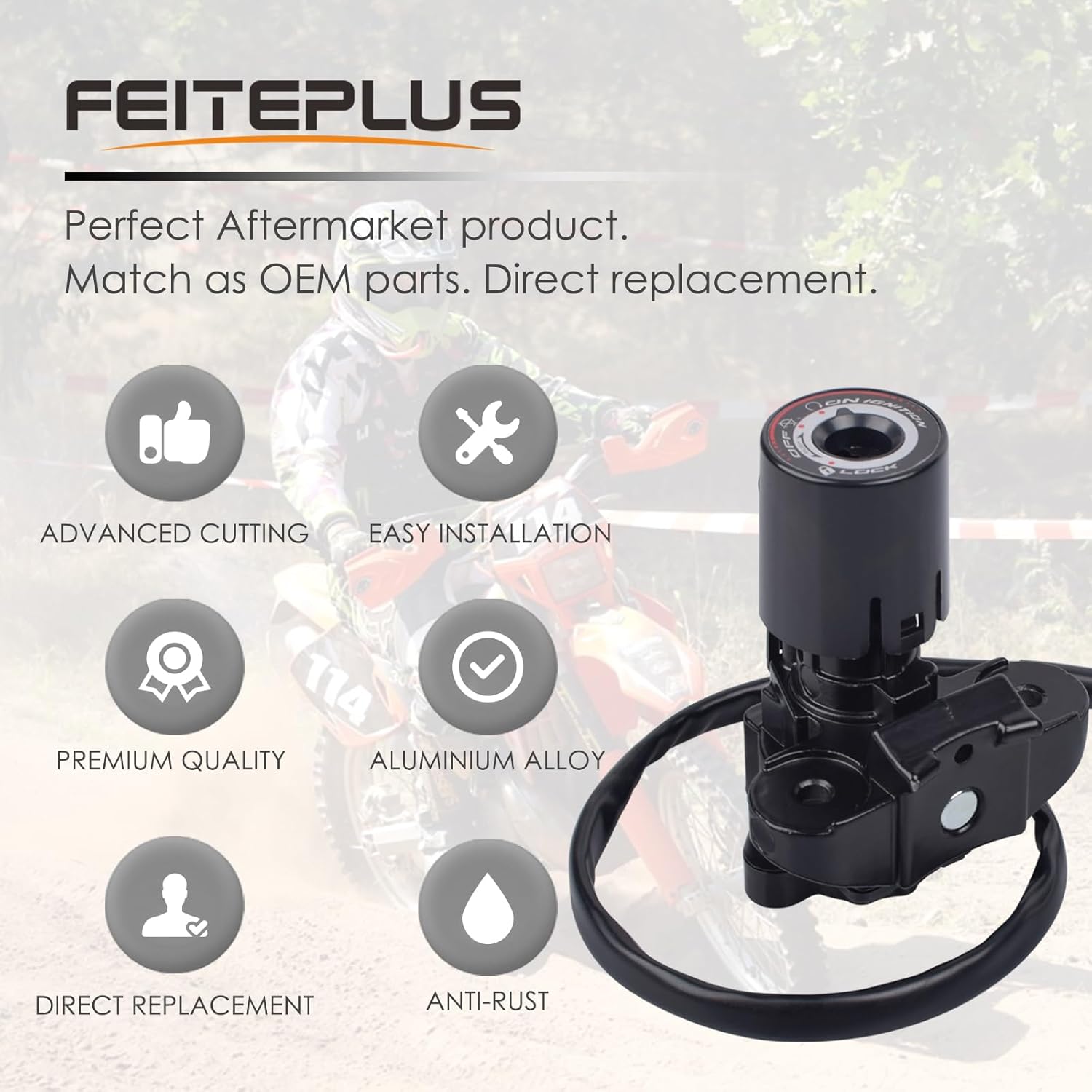 Compatible with Kawasaki Ninja 400 Z400 2018-2023 500 Z500 2024-2025 Motorcycle Ignition Switch Kit Assembly Fuel Gas Cap Tank Cover Key Set