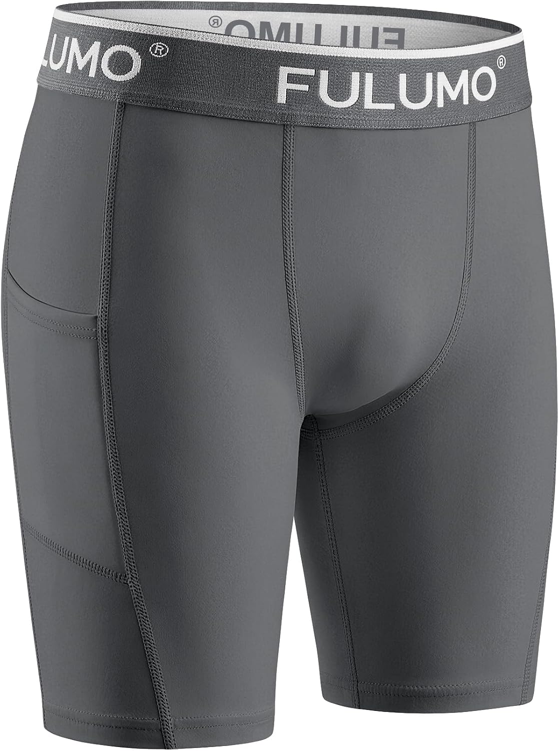 Men's Compression Athletic Shorts with Pocket Cup