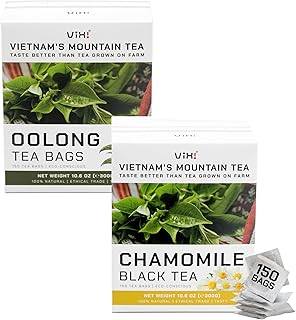 Bundle of Oolong Tea and Chamomile Black Tea - 150 Bags