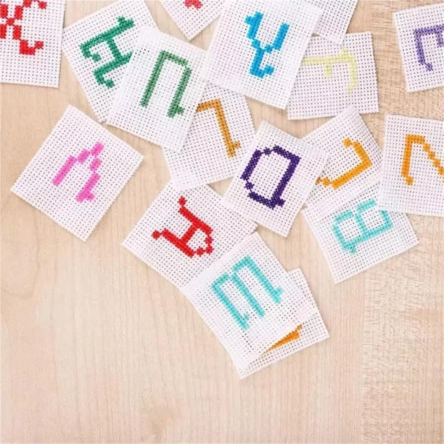 Plastic Canvas Sheets 8pcs Plastic Canvas Embroidery Sheets White Bag Mesh Sheets for DIY Sewing Embroidered Woven Crafts