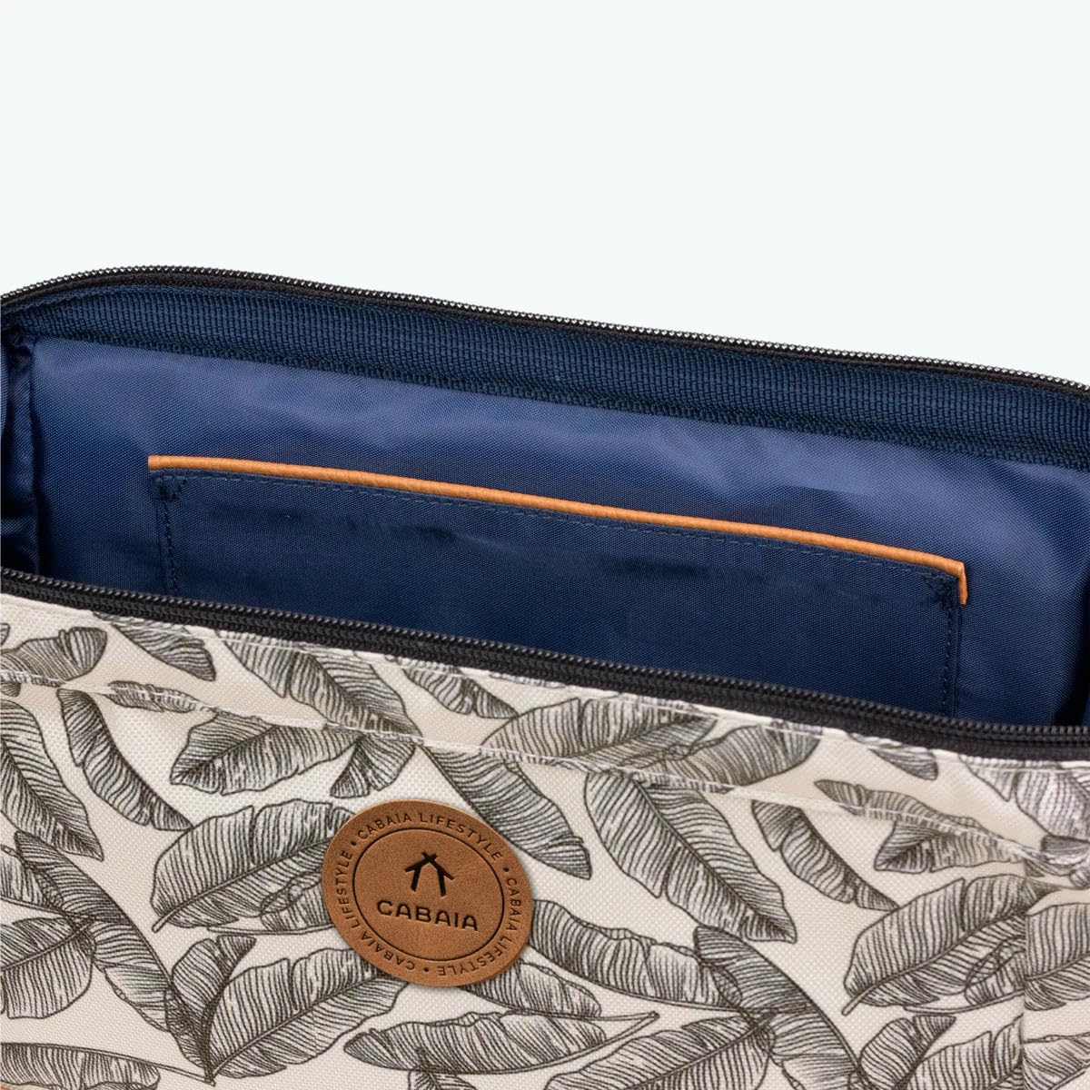 CABAIA - Toilettas voor dames en heren – groothoekopening met 2 binnenzakken – praktische en robuuste reisorganizer – Vanity met Frans design, exclusief en origineel, Blauw, Toilettas
