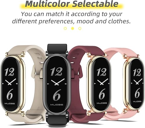Miniatura 8 de MIJOBS Strap for Xiaomi Mi Band 7 Mi Band 6 Mi Band 5 Breathable Replacement Strap for Band 7 NFC Smart Band Watch Strap Wristband Bracelet for