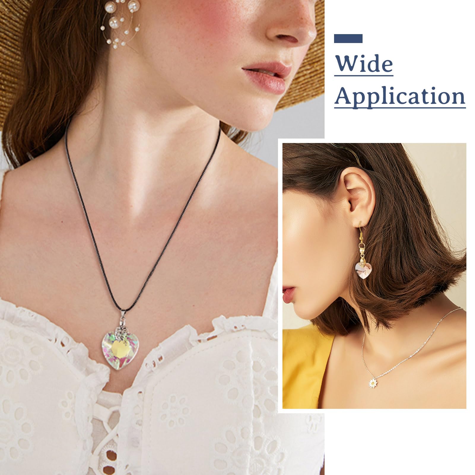 50 PZ CIONDOLI Per Unghie Fai Da Te Gioielli Manicure Amore Arte Luce Lusso EUR 15,06 - IT - Foto 7