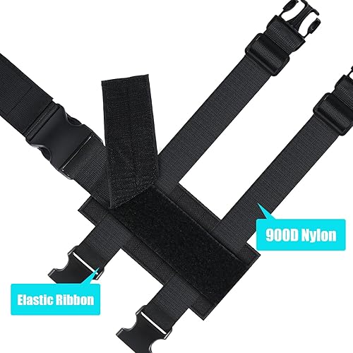 Miniatura 5 de 1 paquete de funda táctica para patas caídas, plataforma de nailon táctica MOLLE para patas de caída, plataforma ajustable para patas de caída,