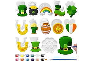 Paint Your Own Easter Shamrock Ceramic Statues