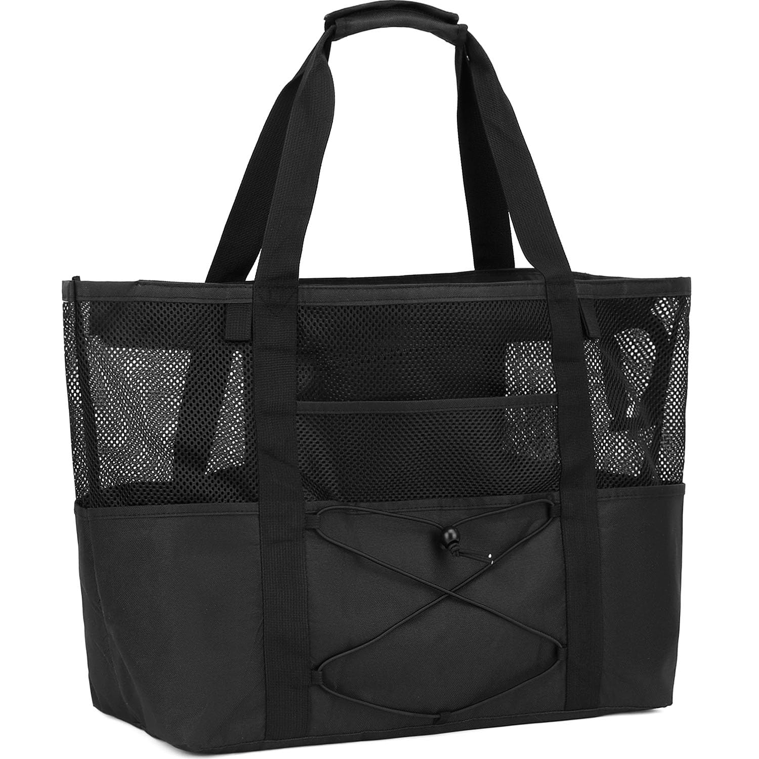 Fammart Large Mesh Beach Bag for Women, Oversized Beach tote Swim Pool Bag