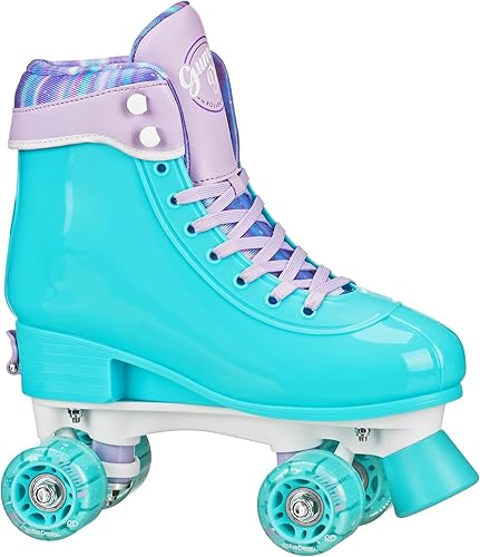 Roller Derby Gumdrop - Patín ajustable para niños, color menta (3-6)