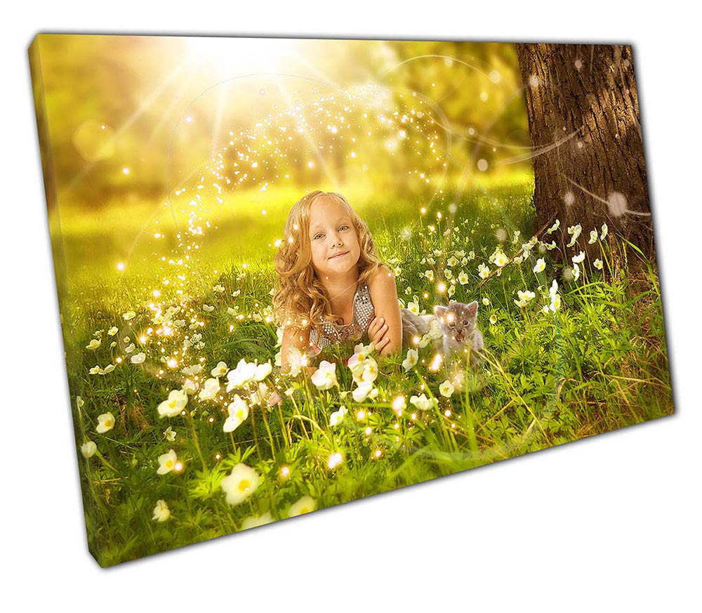 Your My Photo Picture On Personalised Wall Canvas box | Personalised Family Picture Photo Print Wall Art | framed canvas Prints from Photos 18 x 12 Inch