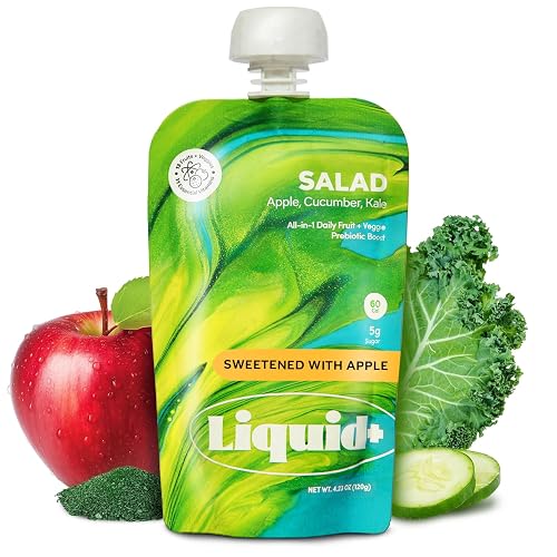 Liquid+ Sweetened with Apple Juice, High Fiber Superfood Pouches
