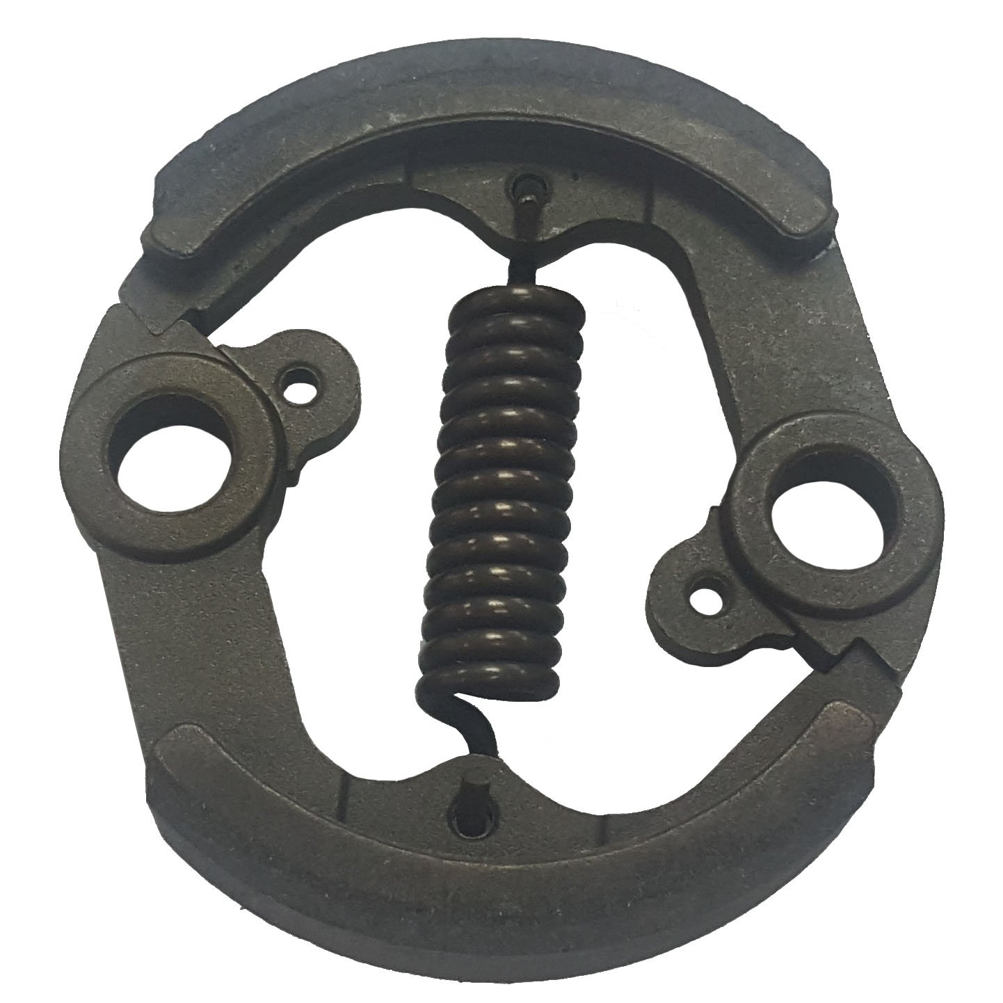 RA Conjunto de embrague 2 zapatas + 1 resorte para Zenoah G45L+ Husqvarna 143R 5052976-01