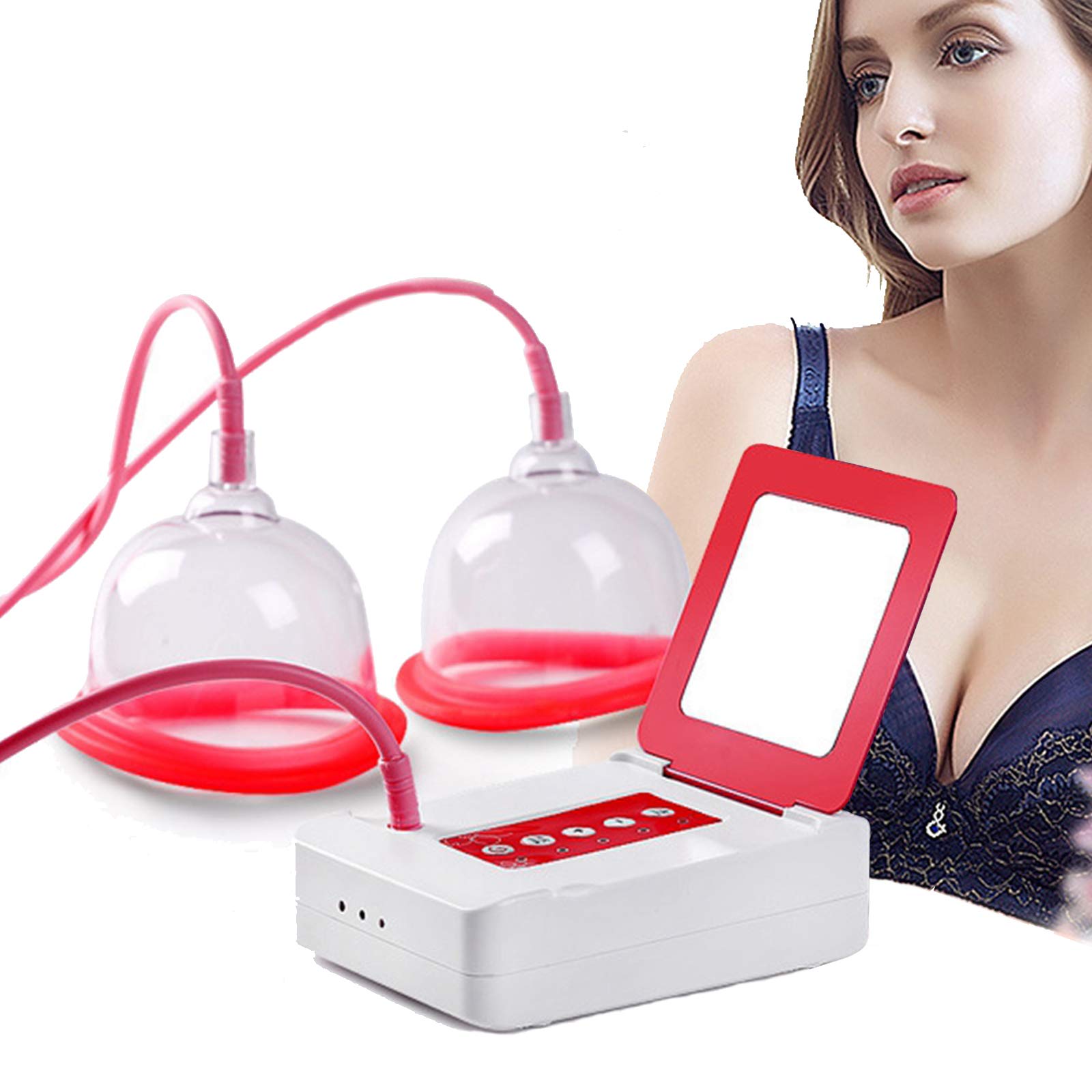 Dispositif d'amélioration du sein à double tasse, pompe à vide, ventouses, lève-fesses, massage féminin