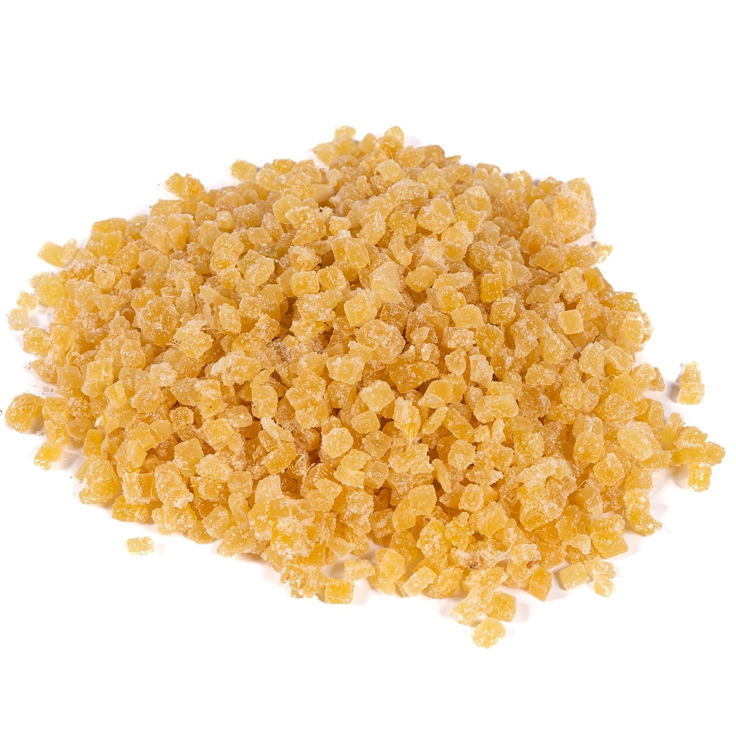 IAN's Crystalized Ginger Pieces (2lb) - Candied Ginger Chews for Nausea - Great for Baking & Cooking