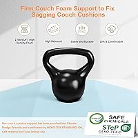 Vista 3 de Couch Cushion Support (Blue-2pcs, 20"x20"x2")