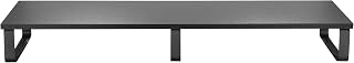 RICOO Monitorständer 2 Monitore Bildschirmerhöhung FS0112 Monitor Stand Monitorerhöhung Schreibtischaufsatz 100 x 26 x 12 cm Laptop Erhöhung schwarz