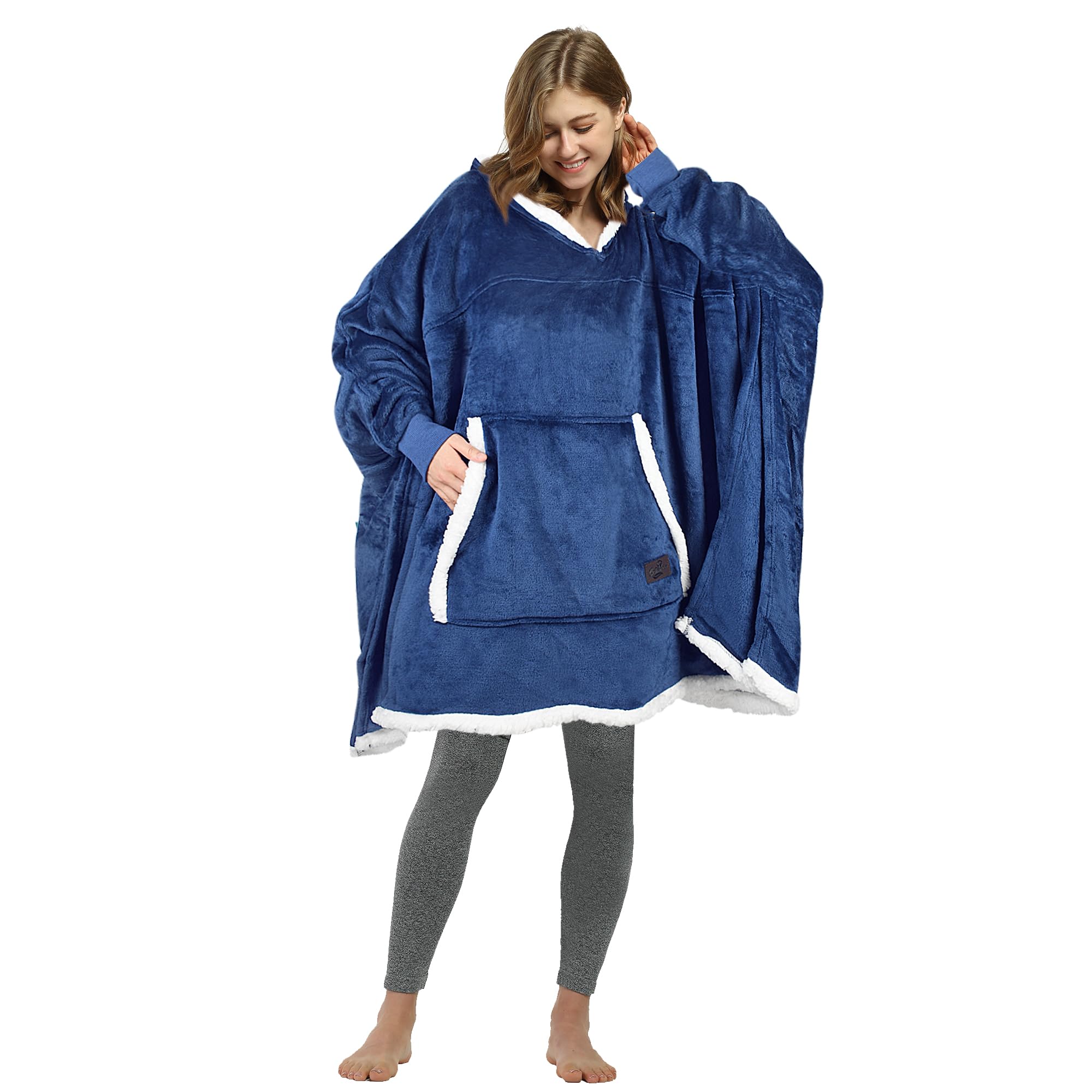 Catalonia Oversized Hoodie Poncho