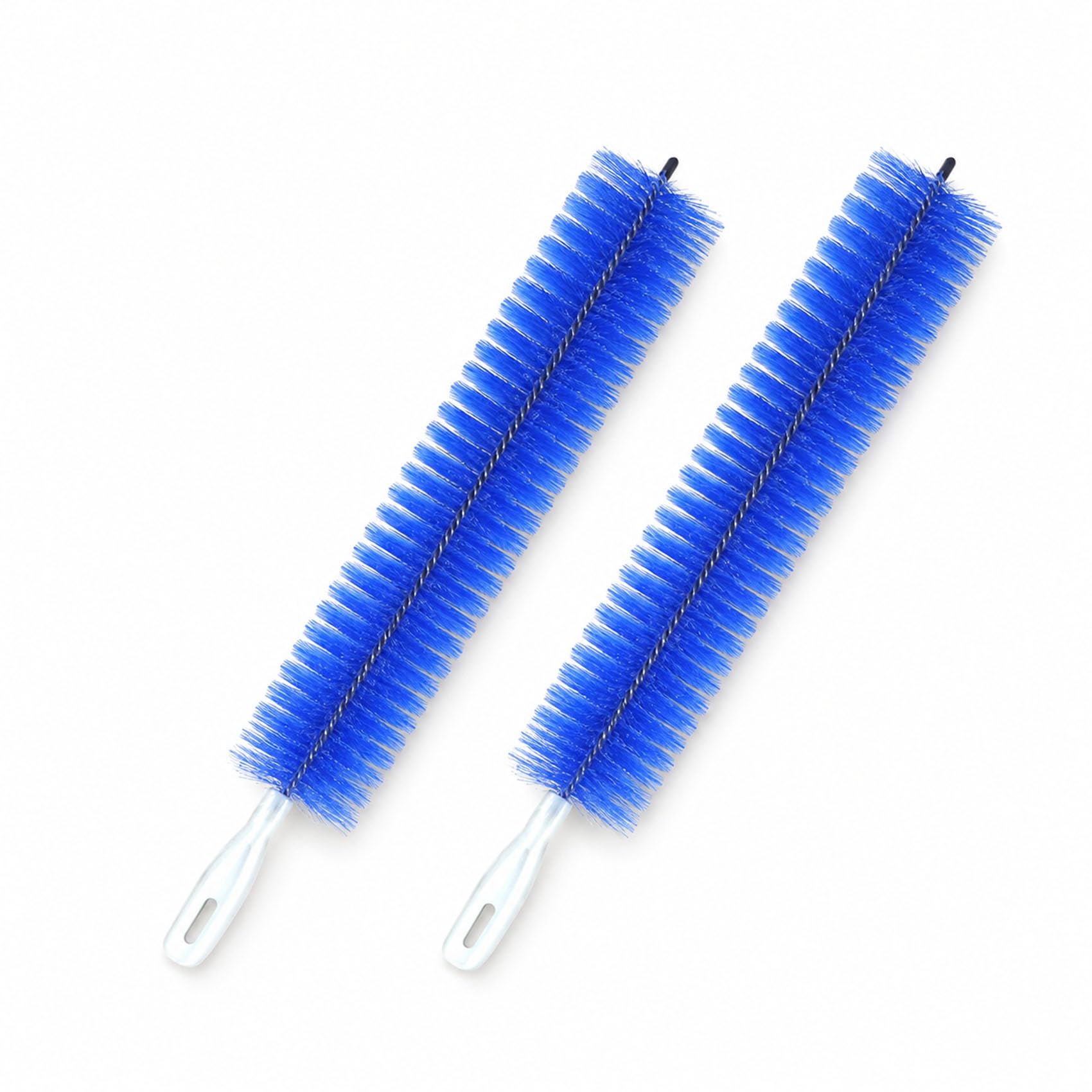 Fan Cleaning Brush, Bendable Microfiber Duster for Fan Blades, AC Vents, Blinds and Car Vents, Washable Reusable Home Cleaning Tool (2pcs Blue)