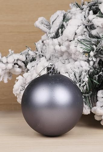 Miniatura 91 de YYCRAFT Adornos de bola de Navidad de 34 quilates de 1.2 pulgadas para árbol de Navidad, decoraciones de Navidad, ganchos inastillables incluidos
