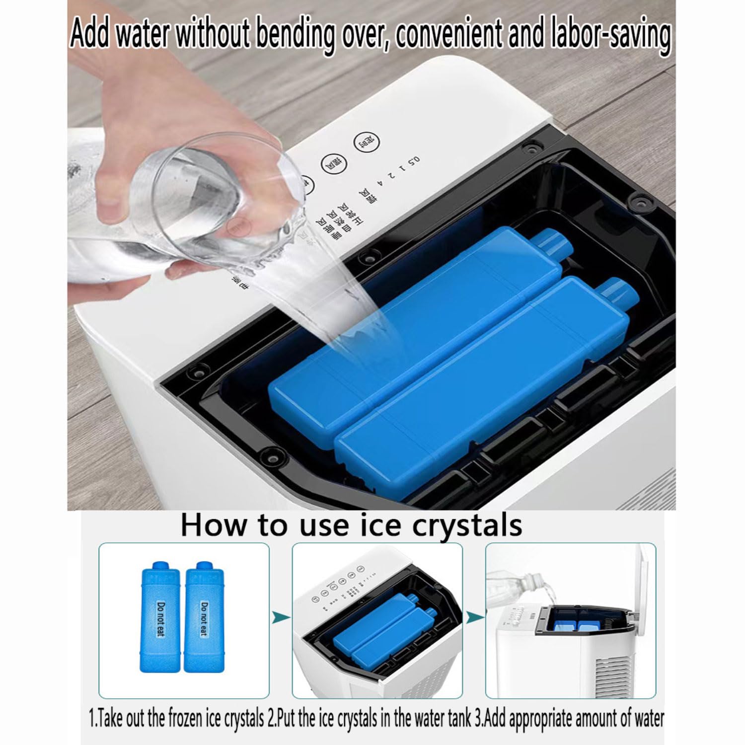 Raffreddatore d'aria evaporativo portatile con ventola silenziosa a 3 velocità, timer 12h, grande serbatoio d'acqua, unità CA di raffreddamento per camera da letto, ufficio, campeggio