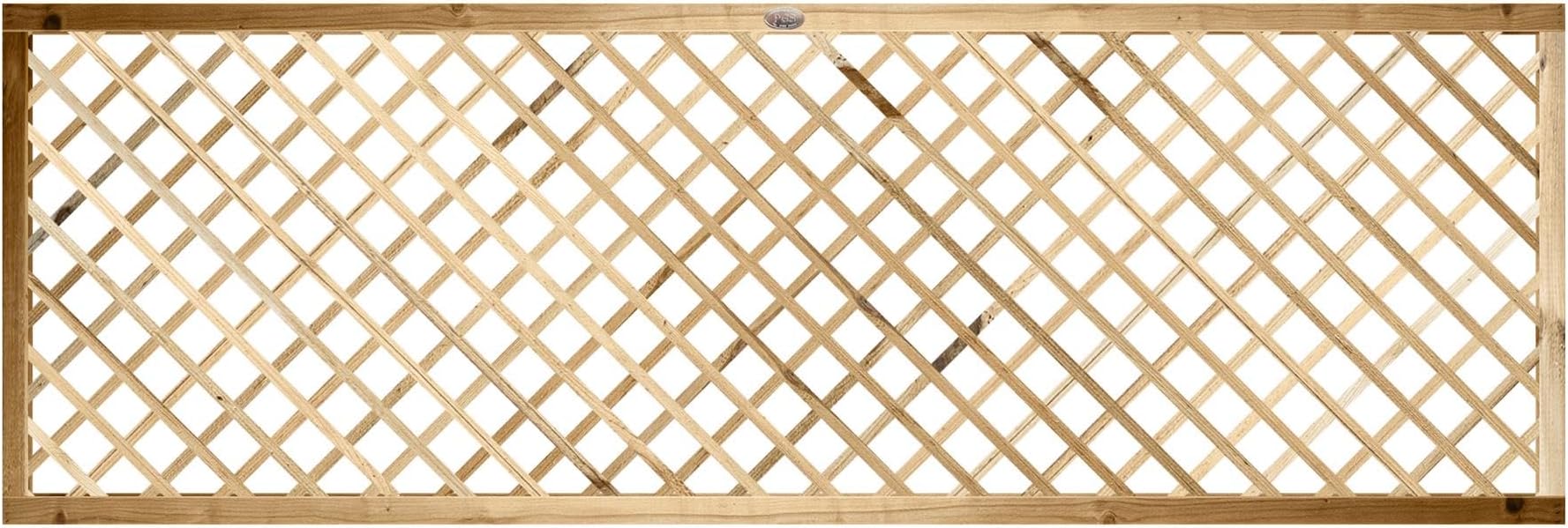 Diamond Standard Elite Alderley, 6ft x 2ft Fence Panel Trellis Topper Wooden Lattice | Decorative Fencing Topper for Outdoor Garden Wall, Pergola, & Arch (Wide: 182.8cm x High: 60cm)