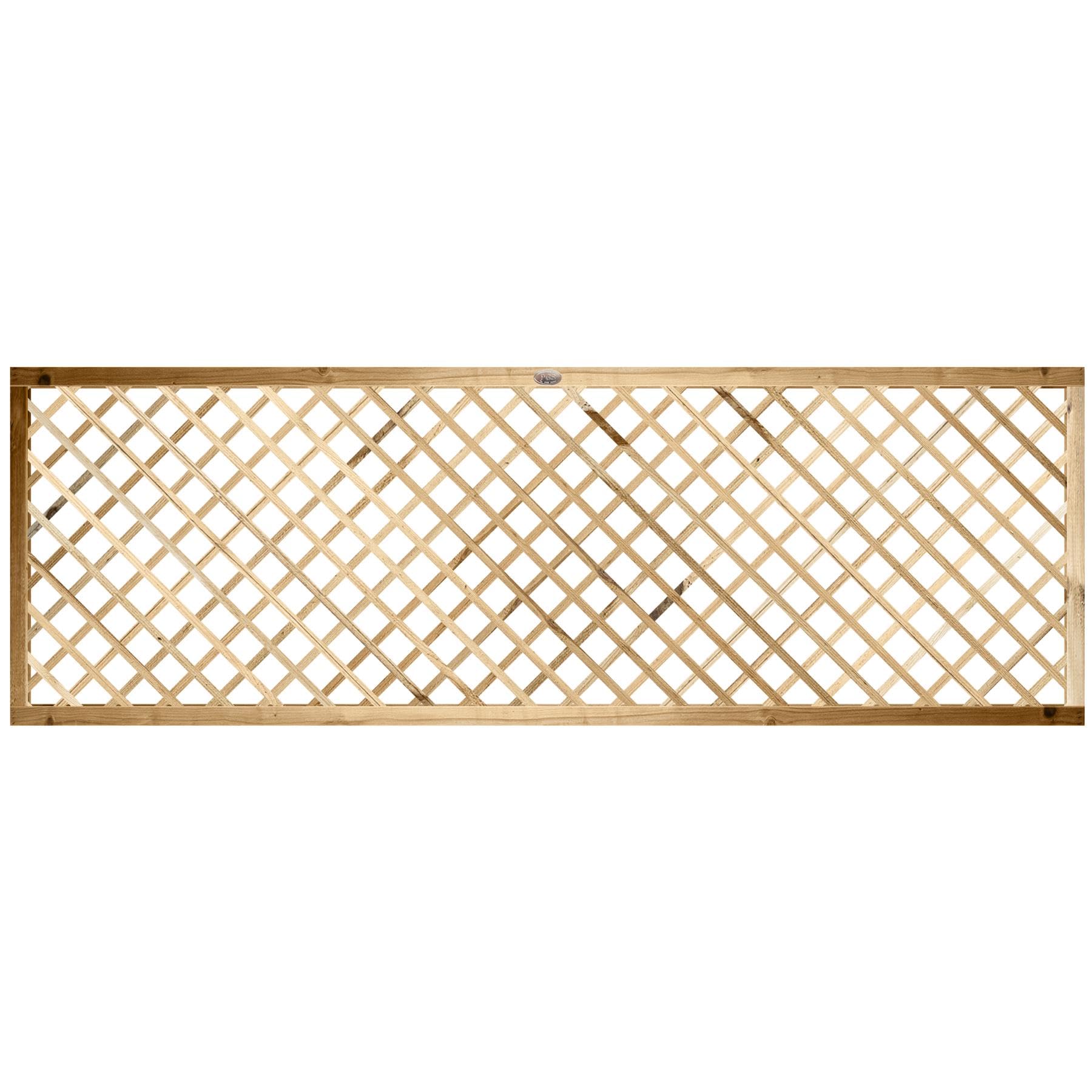 183cm x 60cm (6x2) Elite Diamond Trellis/Lattice Garden Screening Wood Fence