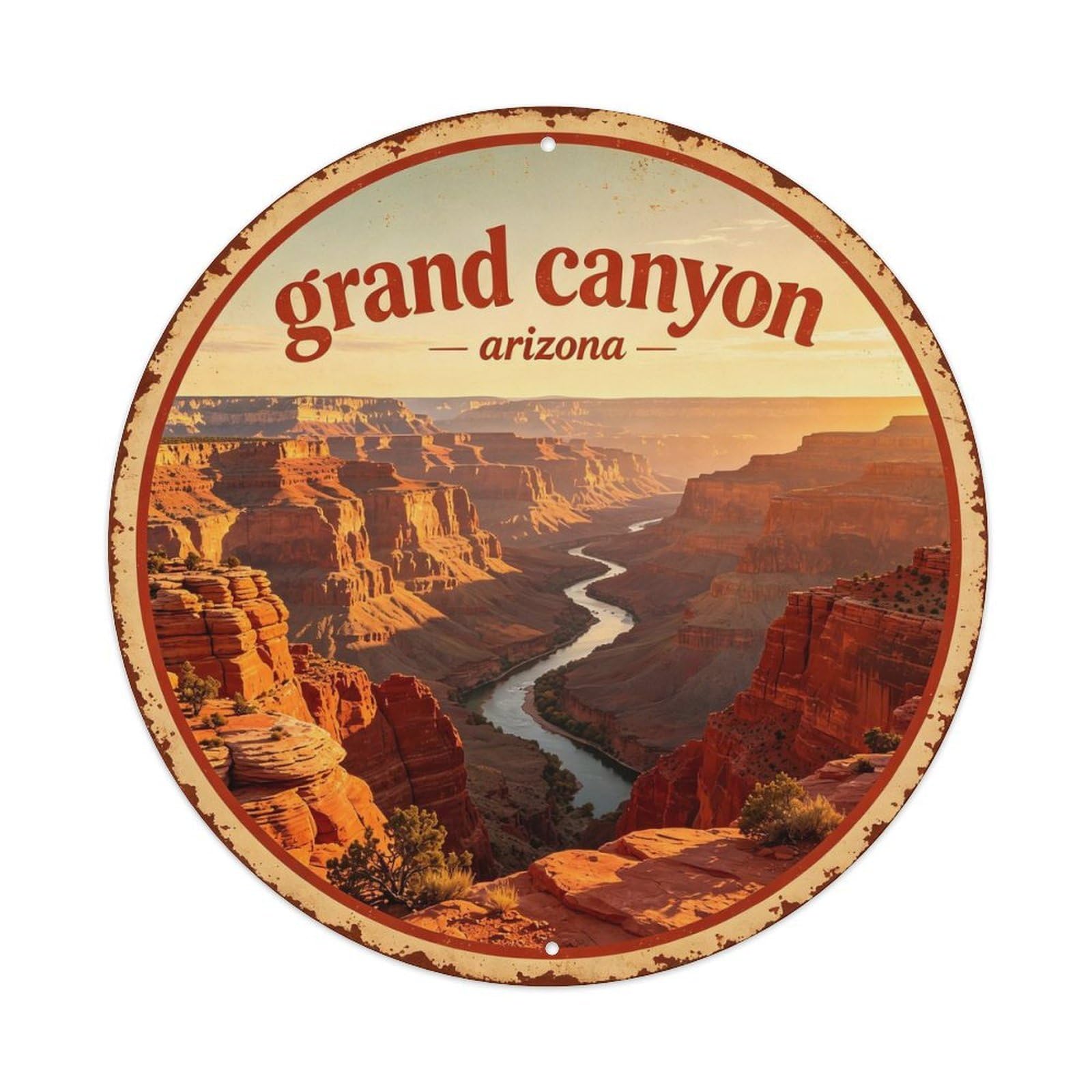 Grand_canyon_vintage Metal Tin Sign Plaque