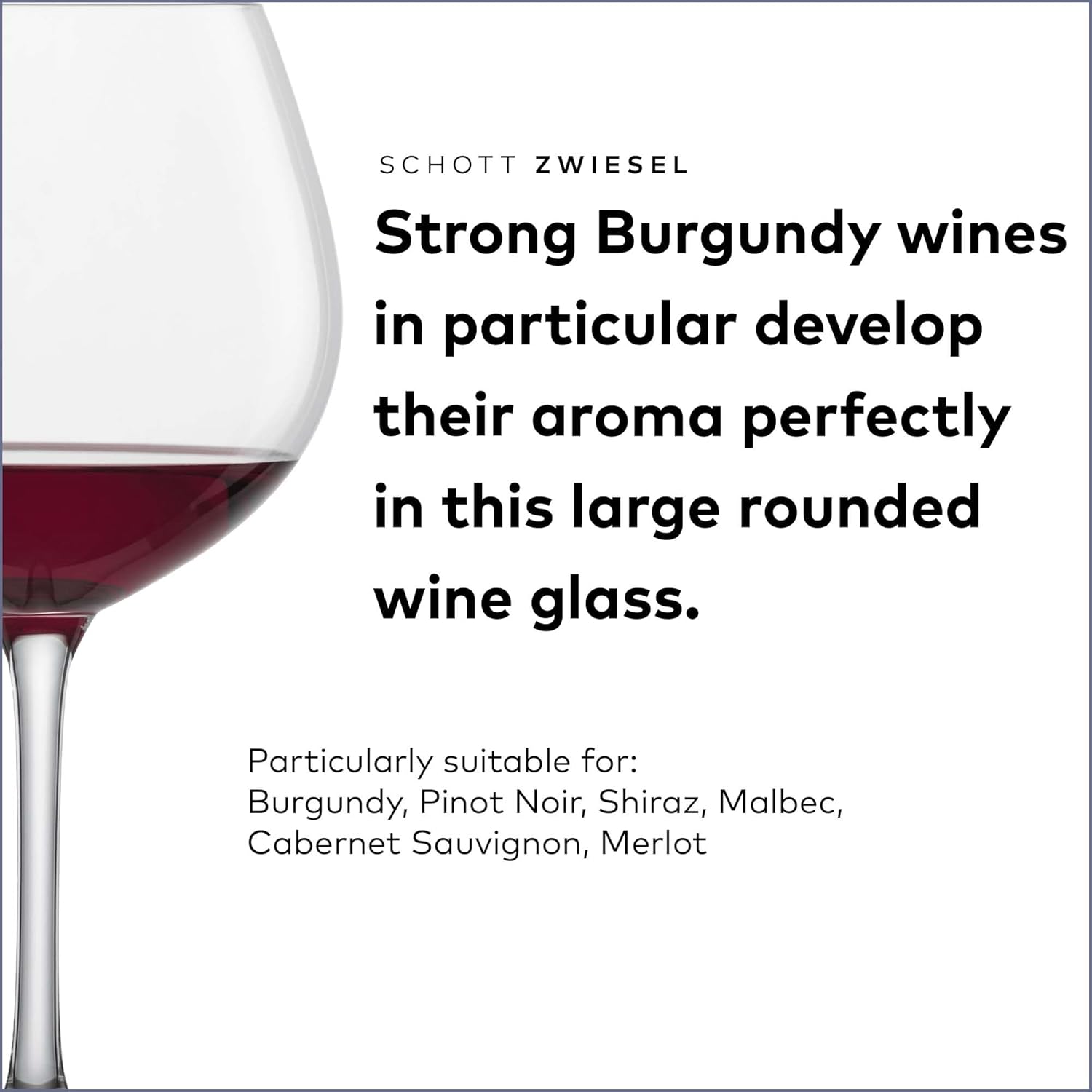 SCHOTT ZWIESEL Classico Red Wine Glass Burgundy Goblet (Set of 6), Burgundy Glasses for Red Wine, Dishwasher-Safe Tritan Crystal Glasses, Made in Germany (27.5 Ounce)