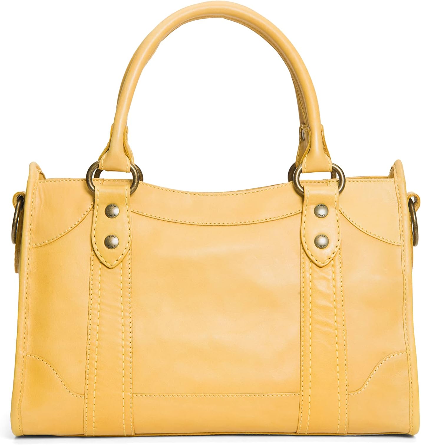 Frye Melissa Zip Satchel Leather Handbag