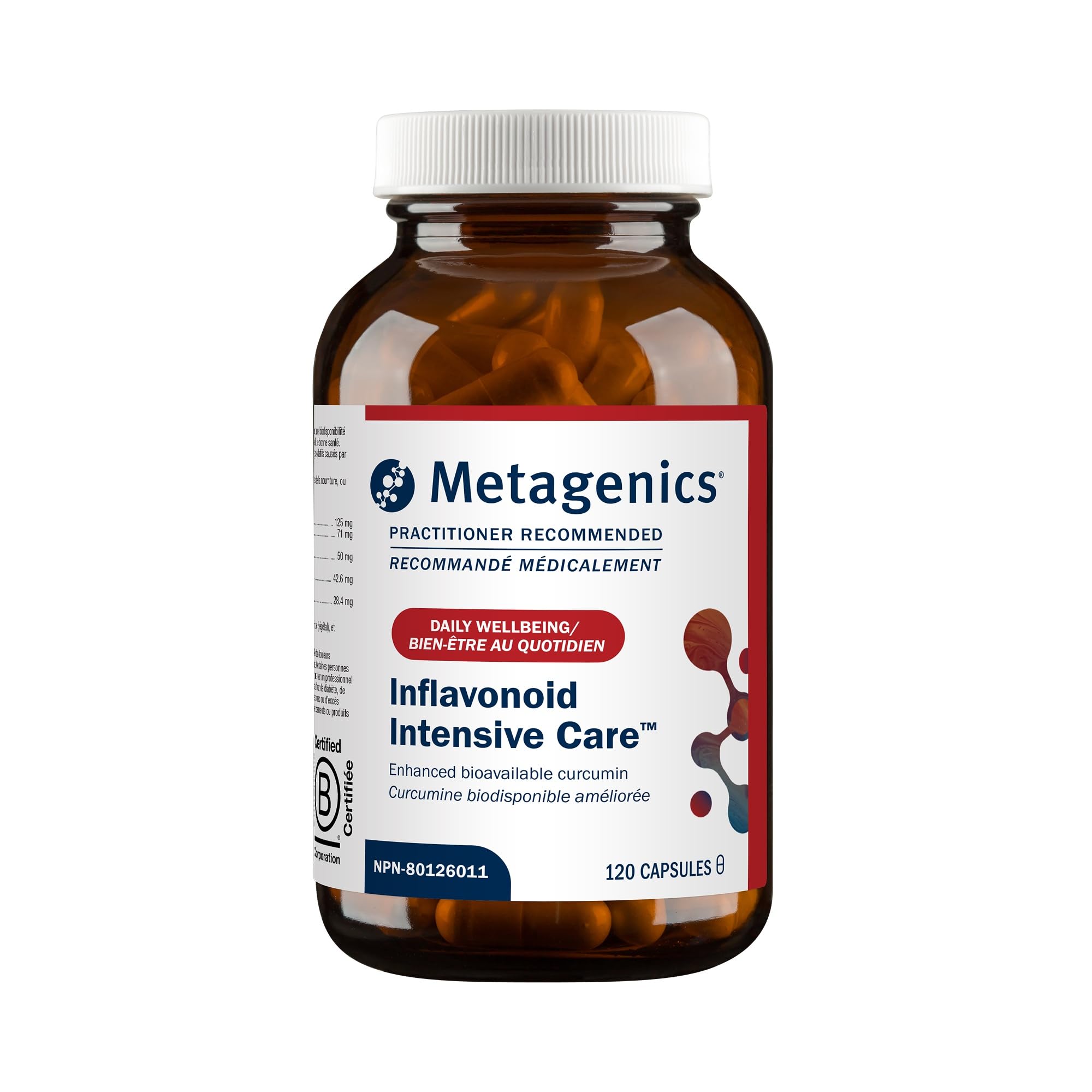 Metagenics Inflavonoid Intensive Care Turmeric Supplement