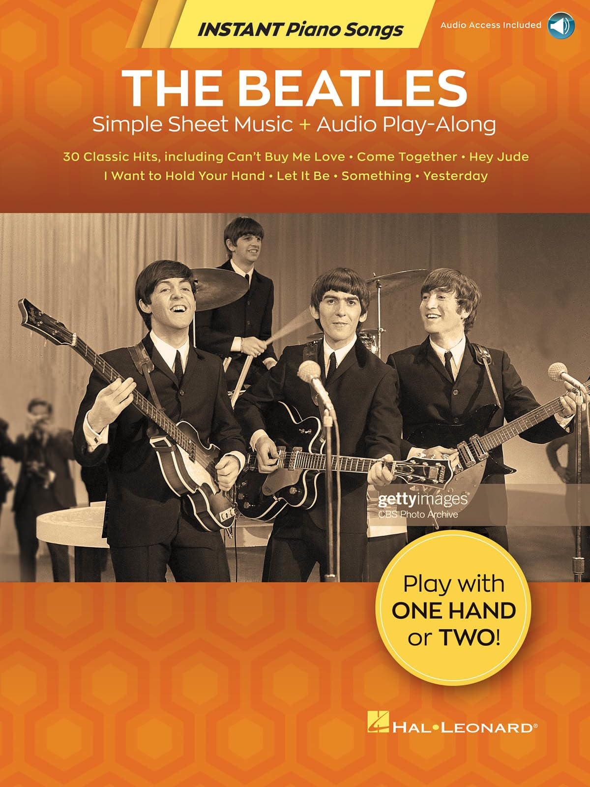 The Beatles - Instant Piano Songs Simple Sheet Music + Audio Play-Along