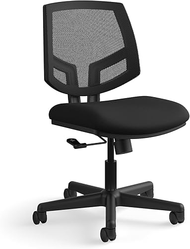 Miniatura 13 de HON Volt - Sillas de oficina sin brazos con ruedas, ergonómicas ajustables y reclinables, respaldo y asiento de tela, silla de escritorio giratoria,