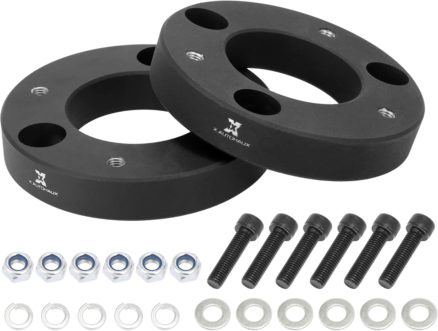 X AUTOHAUX 1.5 Inch Front Leveling Lift Kit Suspension Spring Strut Spacer Lift Spacers for Ford F150 2004-2018