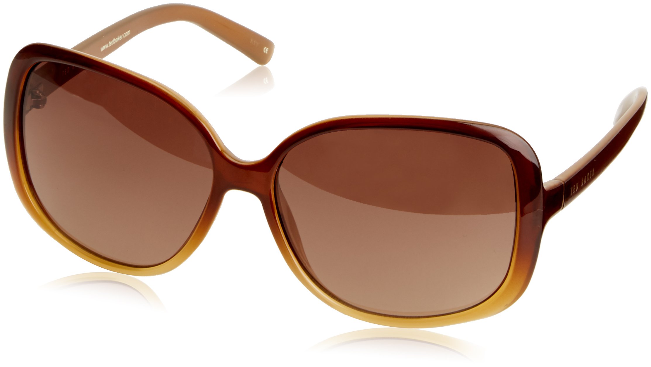 Ted Baker Women's Brown Gradient Krash Oversized Sunglasses,