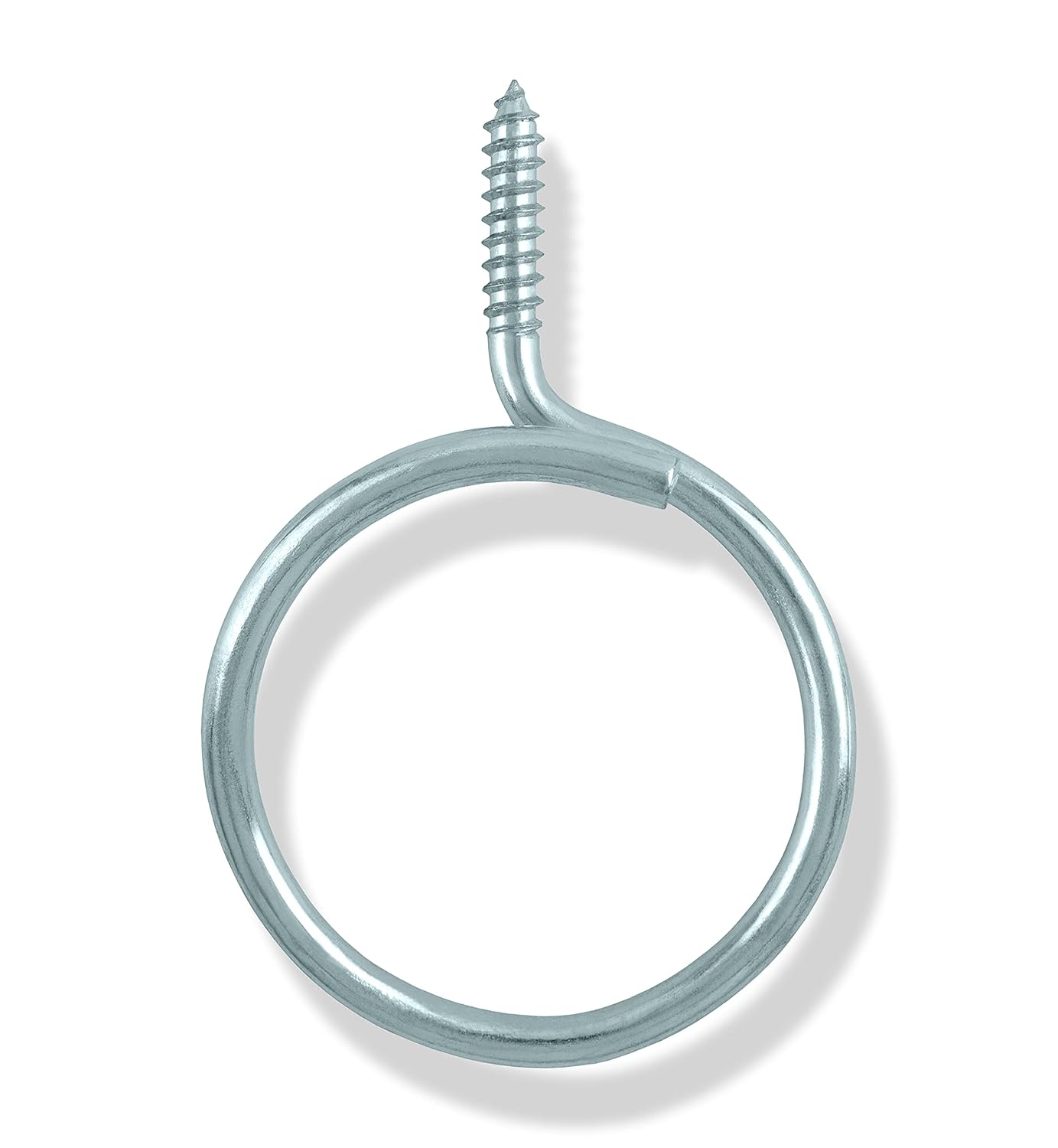 Cable & Wire Support Heavy Duty 2 Inch Threaded Bridle Rings Wood Screw, Cable Ring Hangers for Low Voltage Cable Management