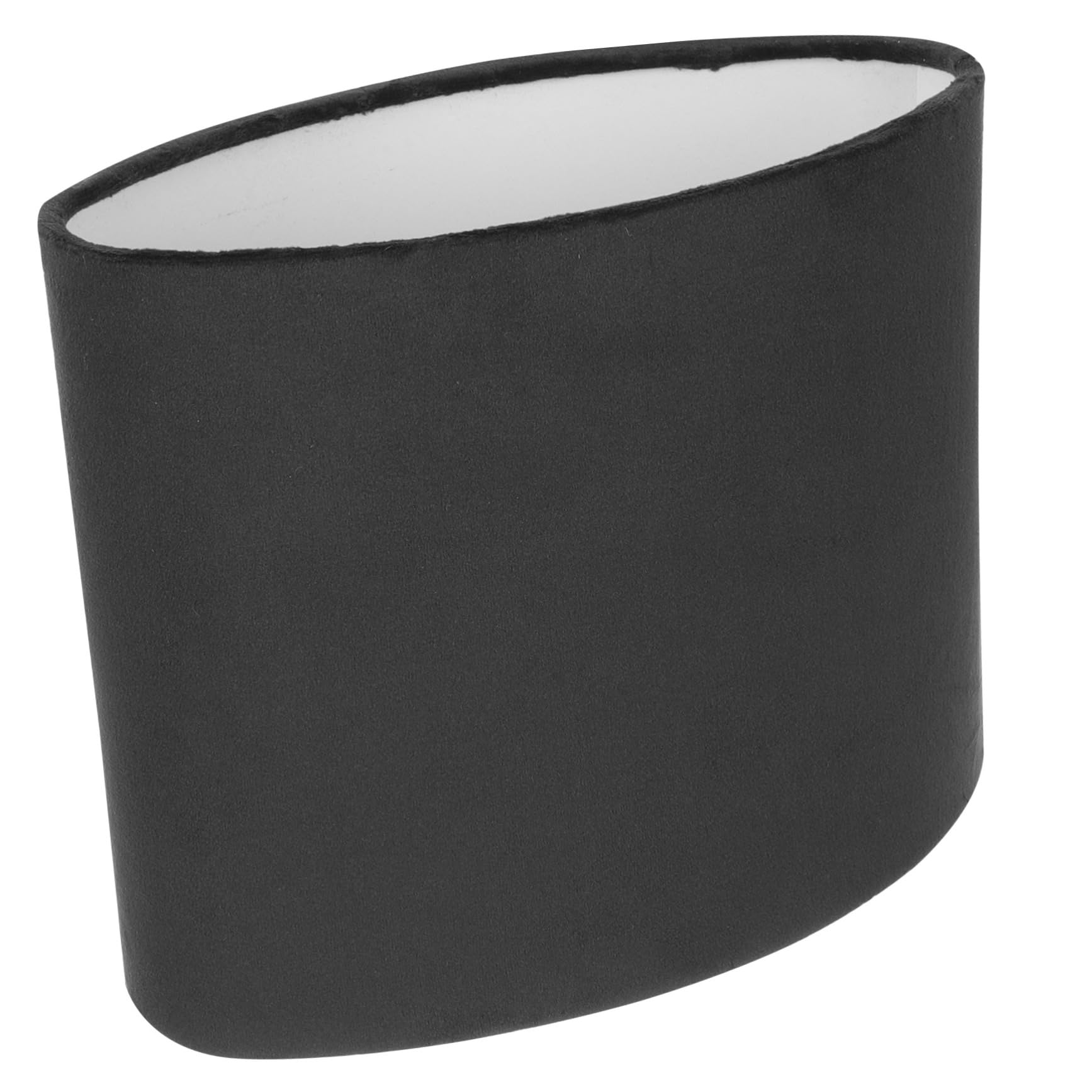 Hemobllo Oval Fabric Lamp Shade Black Metal Frame for Floor Light Easy to Install Softens Light and Desktop Lamp Suitable for Home Use