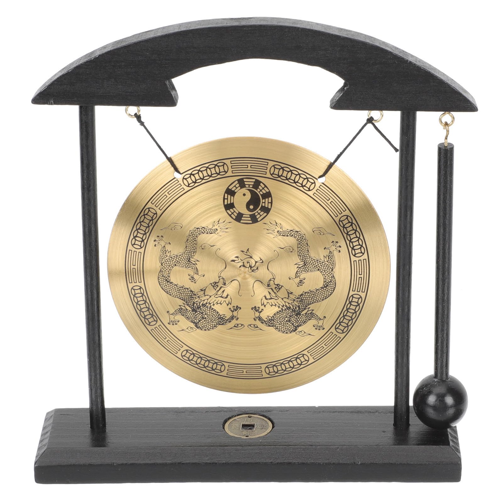 Gong de Table Vintage en Cuivre : Sublimez l'Ambiance de Votre Bureau et de Votre Salon