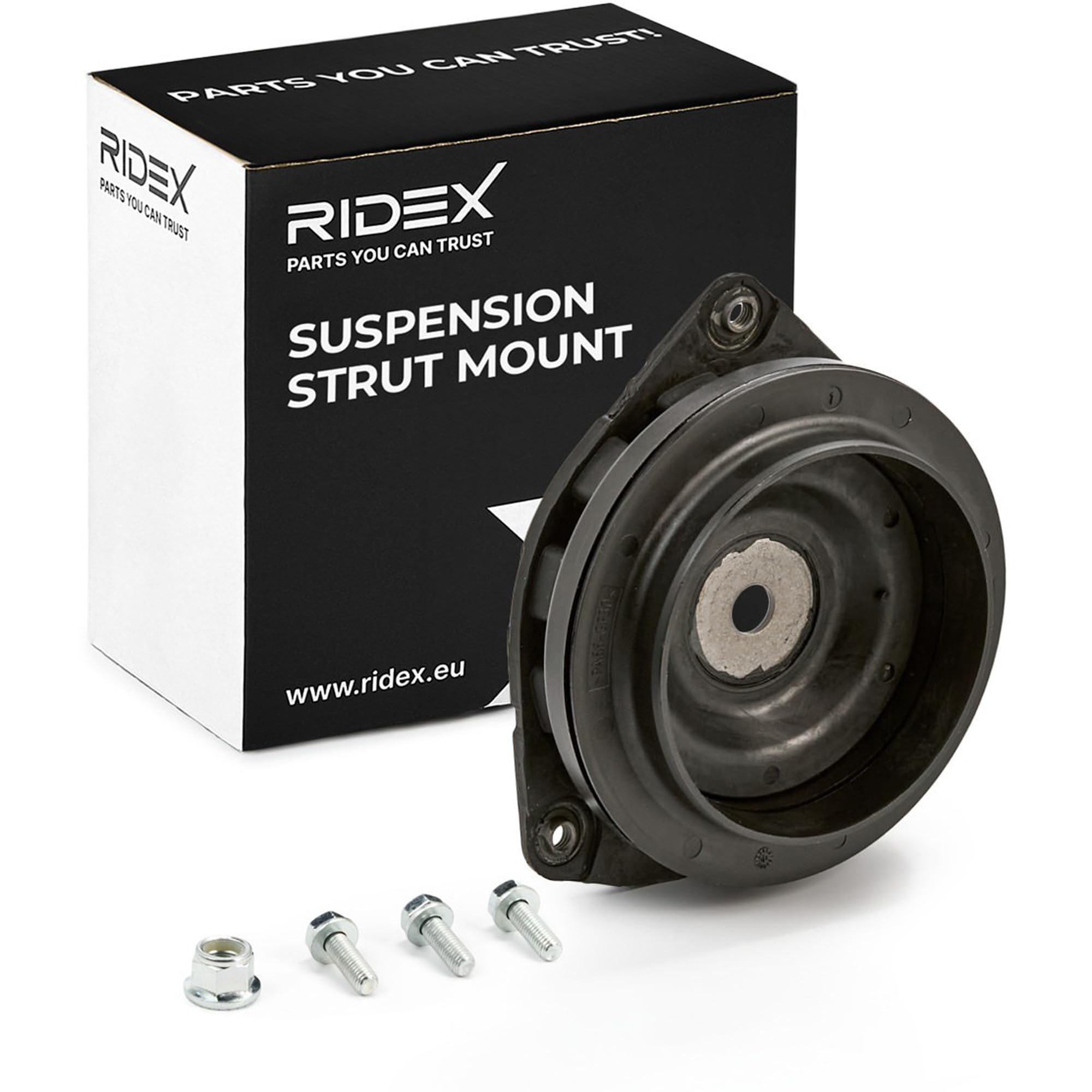 RIDEX 1180S1074 2x Copela de amortiguador Delantero, ambos lados con rodamiento Compatible con RENAULT Megane 3 Grandtour KZ0/1