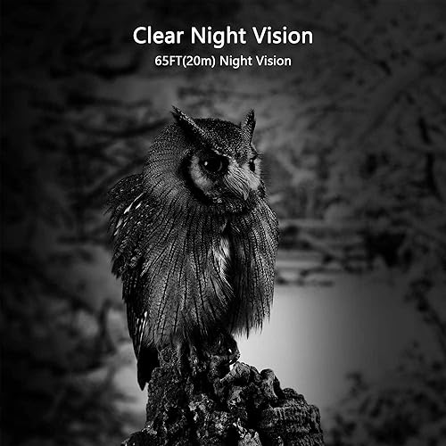 Miniatura 7 de Cámara WiFi para juegos y senderos, 32MP 1296P, MP4, H.264, cámara de ciervo sin brillo, visión nocturna activada por movimiento, impermeable para