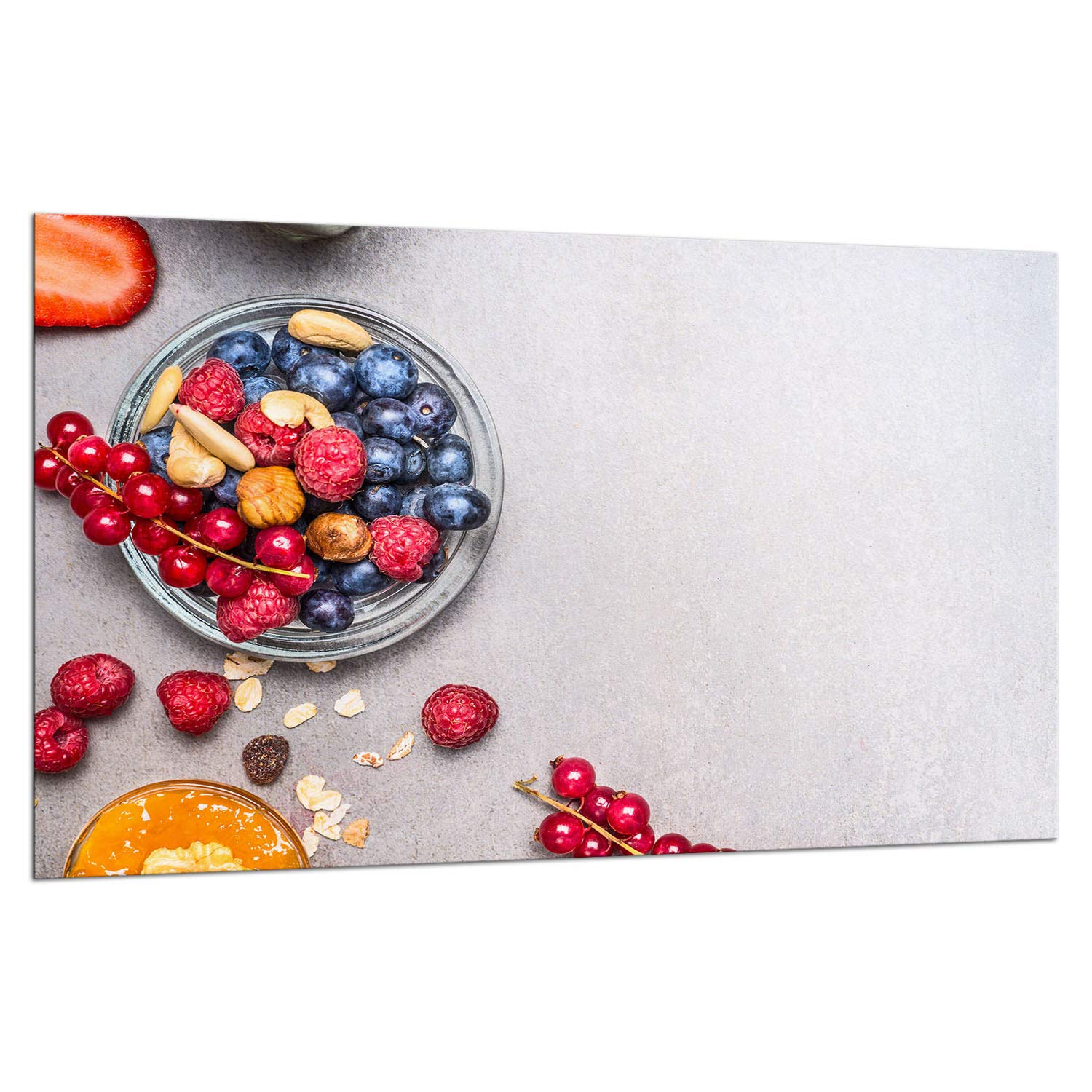 Plaque Verre Trempé 45x52cm TMK ArtDeko TK ArtDeko Couvercle De Cuisinière - Protection Anti-éclaboussures En Protection éclaboussures Cuisine 45x52cm