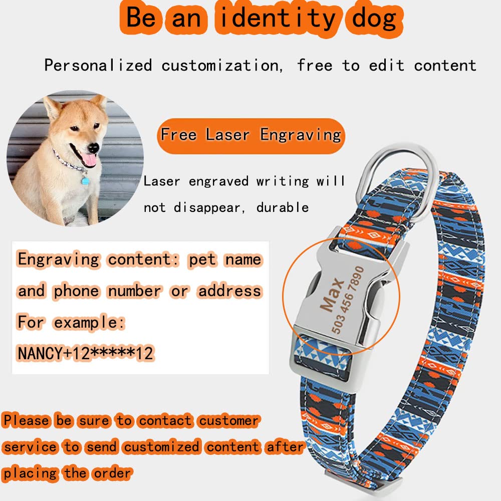 Amazon | MYLOY 名札付き 名前犬首輪 ネームプレート IDタグ 大型犬