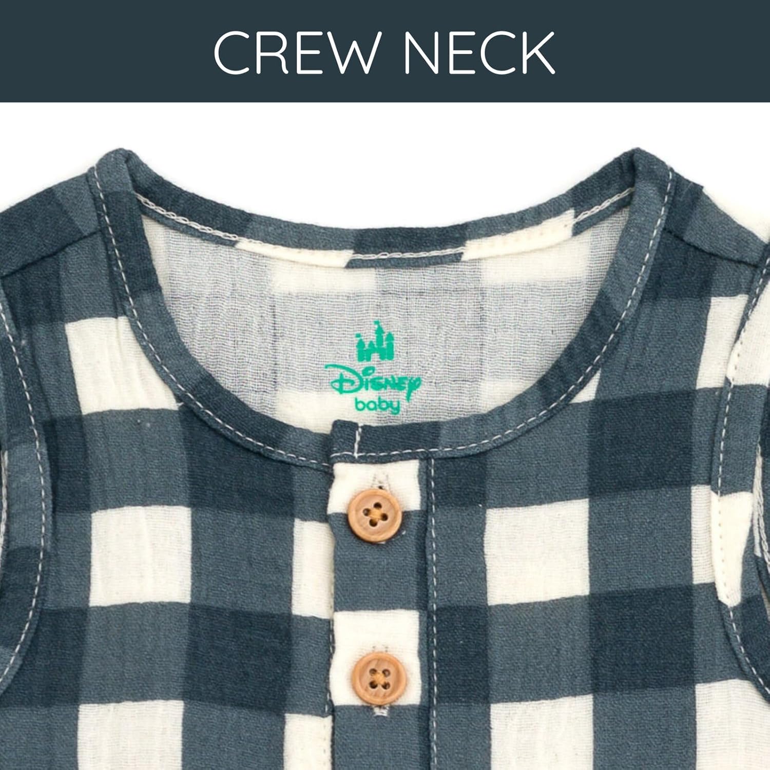 Disney Baby Sleeveless Gauze Romper Newborn to Infant Sizes (Newborn - 24 Months) - Image 5