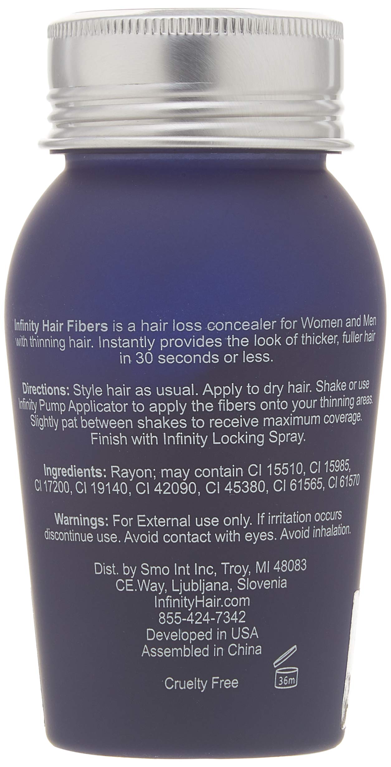 Infinity Hair Fiber Hair Loss Concealer Hair Thickening Fiber for