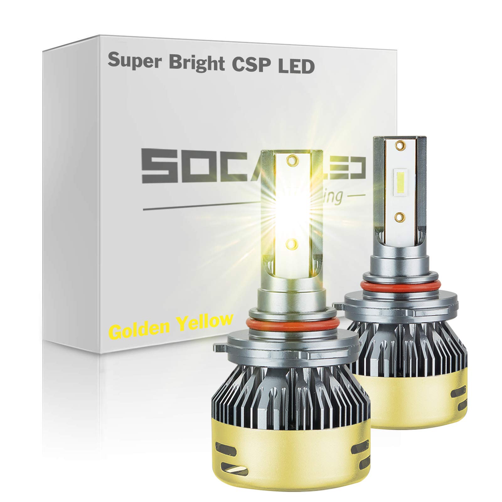 Buy SOCALLED 2x H10 9005 9145 LED DRL Fog Light Bulb Conversion Kit