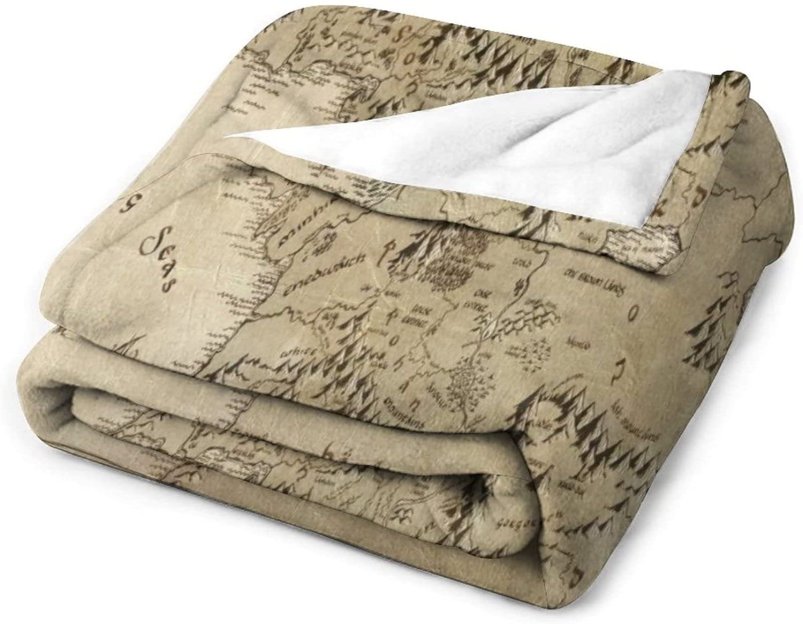 Coperta Plaid In Flanella Con Stampa 3D Volpe, 80x150 Cm, Morbida E Termica Per Divano E Letto